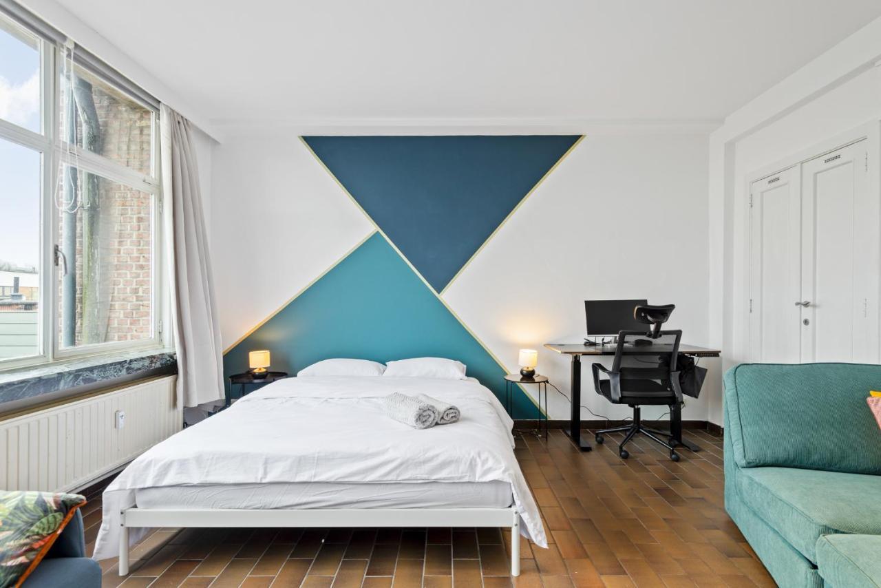 Cozy Antwerp - Cityview Studio Free Parking Dış mekan fotoğraf