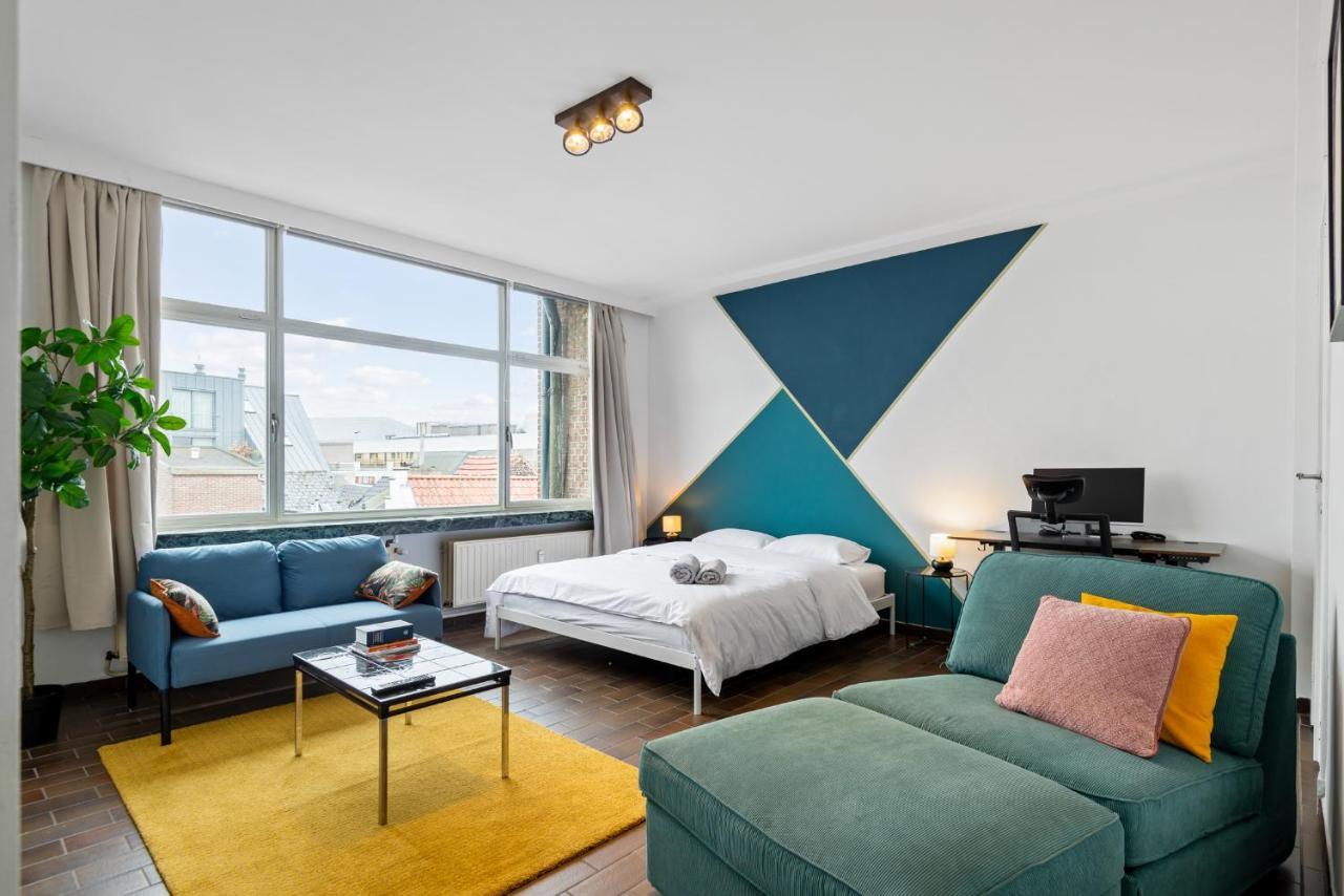 Cozy Antwerp - Cityview Studio Free Parking Dış mekan fotoğraf